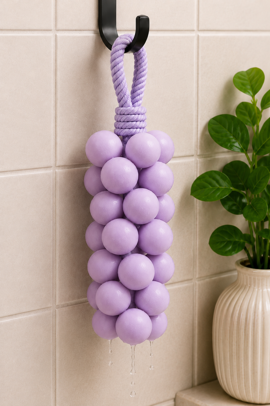 Handmade Grape Soap Ornament
